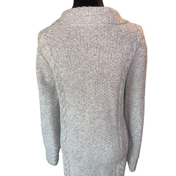 Women's Pendleton Gray Wool Double Breasted cardigan sweater Size 1X Fall Cozy - Picture 4 of 9